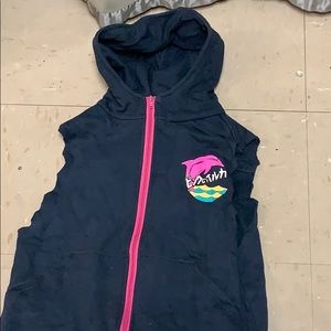 Pink dolphin sweater vest